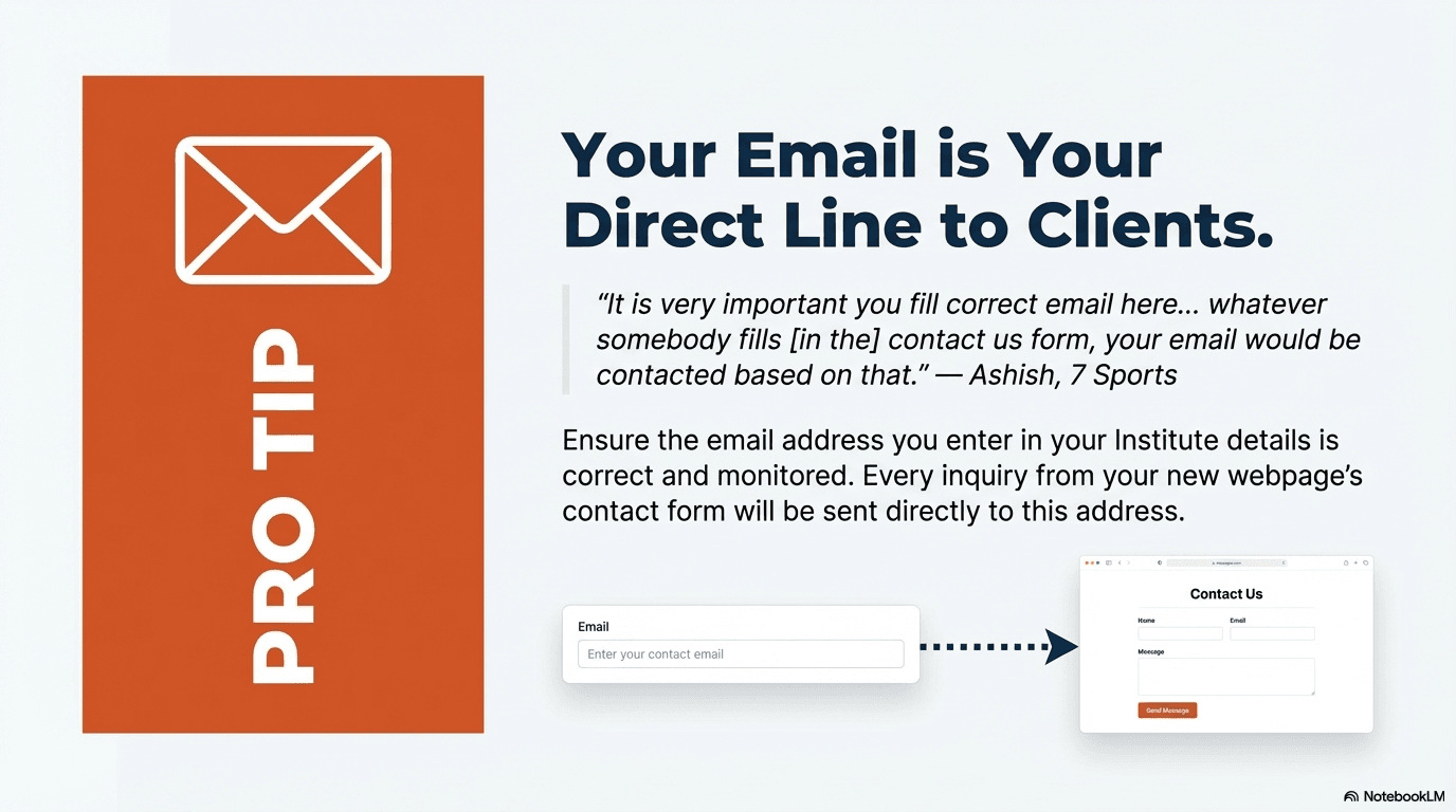 Step 2: Create Your Institute Page - Image 3